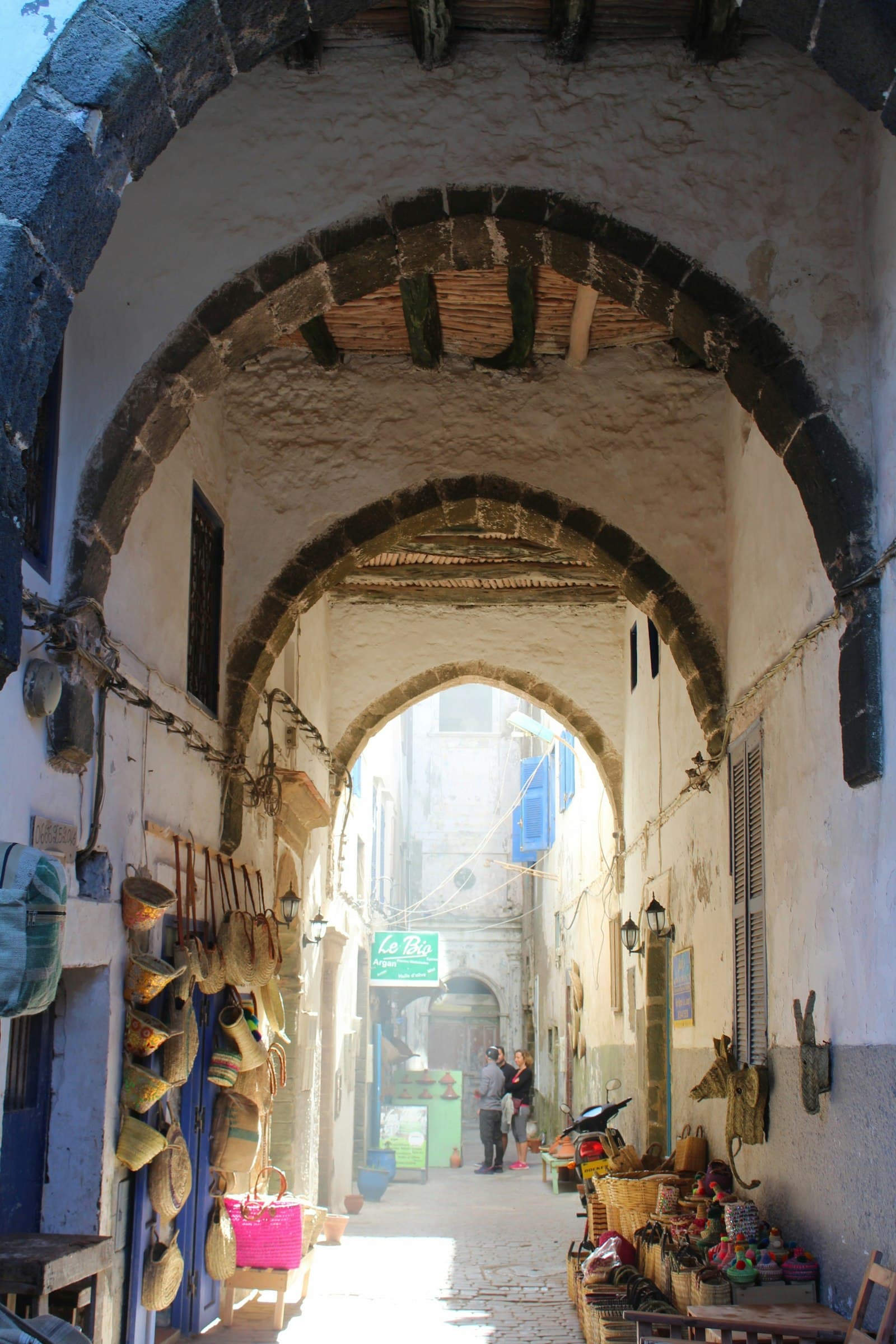Passage voûté d'une ruelle de la médina